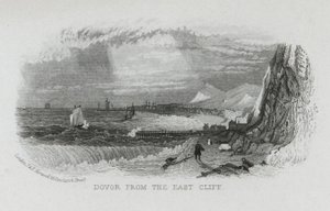 Dover from the East Cliff, Kent by English School