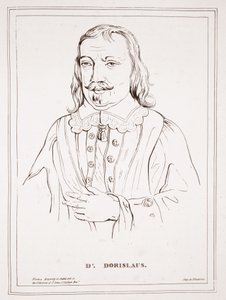 Dr Dorislaus, from a drawing in India ink in the collection of St John St Aubyn Bar, imp. by Ducarme by English School