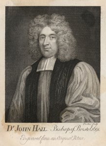Dr John Hail, Bishop of Bristol in 1691 by English School