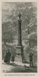 Drinking Fountain in Portman Square by English School