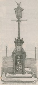Drinking Fountain in Regent Circus by English School