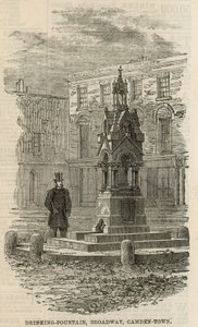 Drinking Fountain on The Broadway in Camden Town by English School