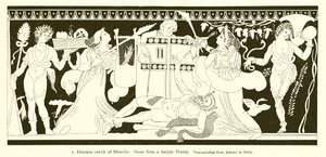 Drunken Revels of Heracles by English School