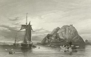 Dumbarton Castle by English School