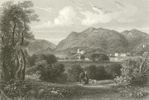 Dunkeld from Torrhill by English School