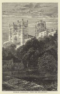 Durham Cathedral, from the southwest by English School