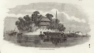 Dutch Folly Fort, Canton River by English School
