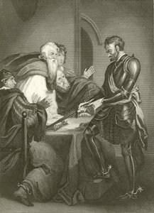 Earl Warrenne Justifying the Titles to His Estates by English School