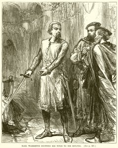 Earl Warrenne Showing His Title to His Estates by English School