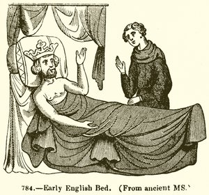 Early English Bed by English School