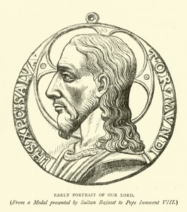 Early portrait of Our Lord by English School