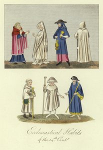 Ecclesiastical habits of the 14th Century by English School