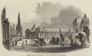 Edinburgh, Royal Institution, and Scott Monument