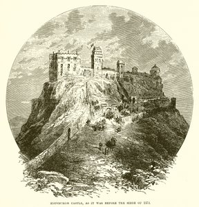 Edinburgh Castle, as it was Before the Siege of 1573 by English School