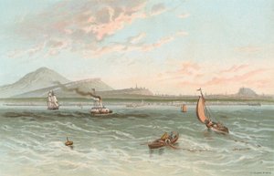 Edinburgh from the Firth of Forth