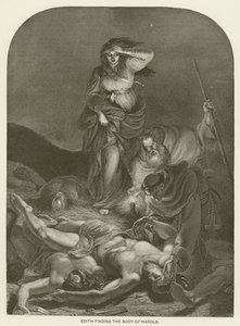 Edith finding the body of Harold by English School