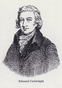 Edmund Cartwright, English Inventor of the Power Loom (litho) by English School