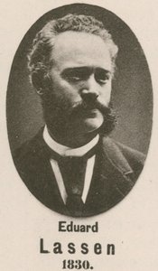 Eduard Lassen (engraving) by English School