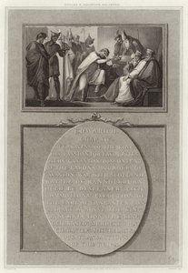 Edward II Resigning His Crown by English School
