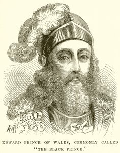 Edward Prince of Wales, Commonly Called The Black Prince by English School