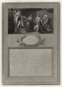 Edward VI granting the Charter for Hospitals by English School
