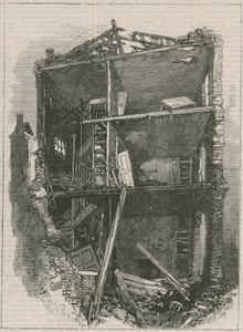 Effects of the Explosion at Clerkenwell: Interior of Houses in Corporation Lane
