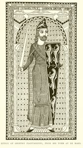 Effigy of Geoffrey Plantagenet, from His Tomb at Le Mans