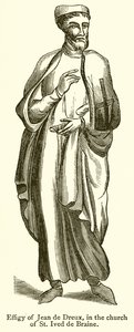 Effigy of Jean de Dreux, in the Church of St. Ived de Braine