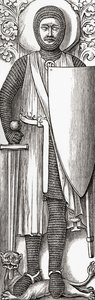 Effigy of William Marshall from His Tomb in Temple Church, London by English School