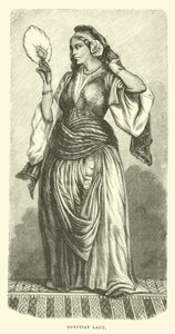 Egyptian Lady by English School