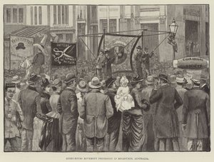 Eight-Hours Movement Procession in Melbourne, Australia