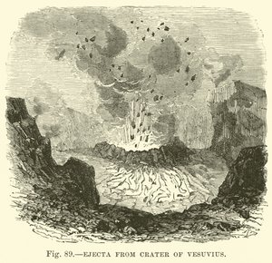 Ejecta from Crater of Vesuvius