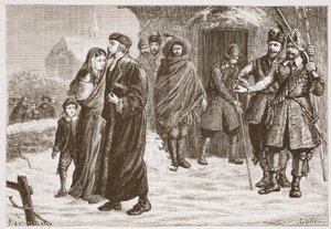 Ejecting a Hungarian Protestant Pastor in the Winter Time by English School
