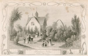 Elephant House at Surrey Zoological Gardens, London by English School