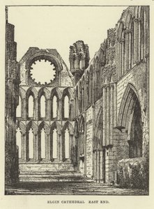 Elgin Cathedral East End by English School