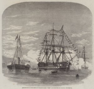 Embarkation of the Prince of Wales in HMS 