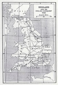 England after the English conquest 700 by English School