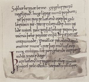 English, Anglo-Saxon by English School