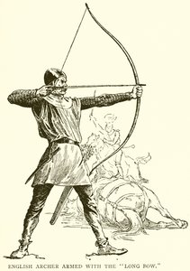 English Archer Armed with the Long Bow by English School