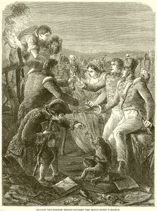 English and Spanish Troops Dividing the Spoils after a Battle