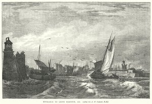 Entrance to Leith Harbour