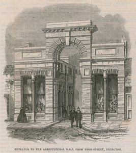Entrance to the Agricultural Hall by English School