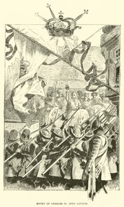 Entry of Charles II into London by English School