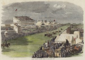 Epsom Racecourse by English School