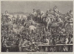 Epsom Races, waiting for the Start