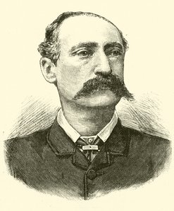 Ernest Giles (engraving) by English School