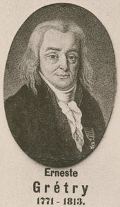 Erneste Gretry (engraving) by English School