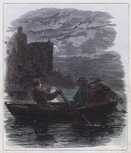 Escape of James the Second by English School