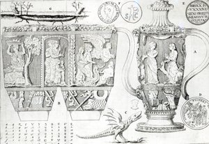 Etruscan Vase and Designs by English School