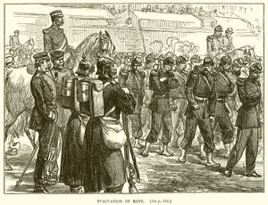 Evacuation of Metz by English School